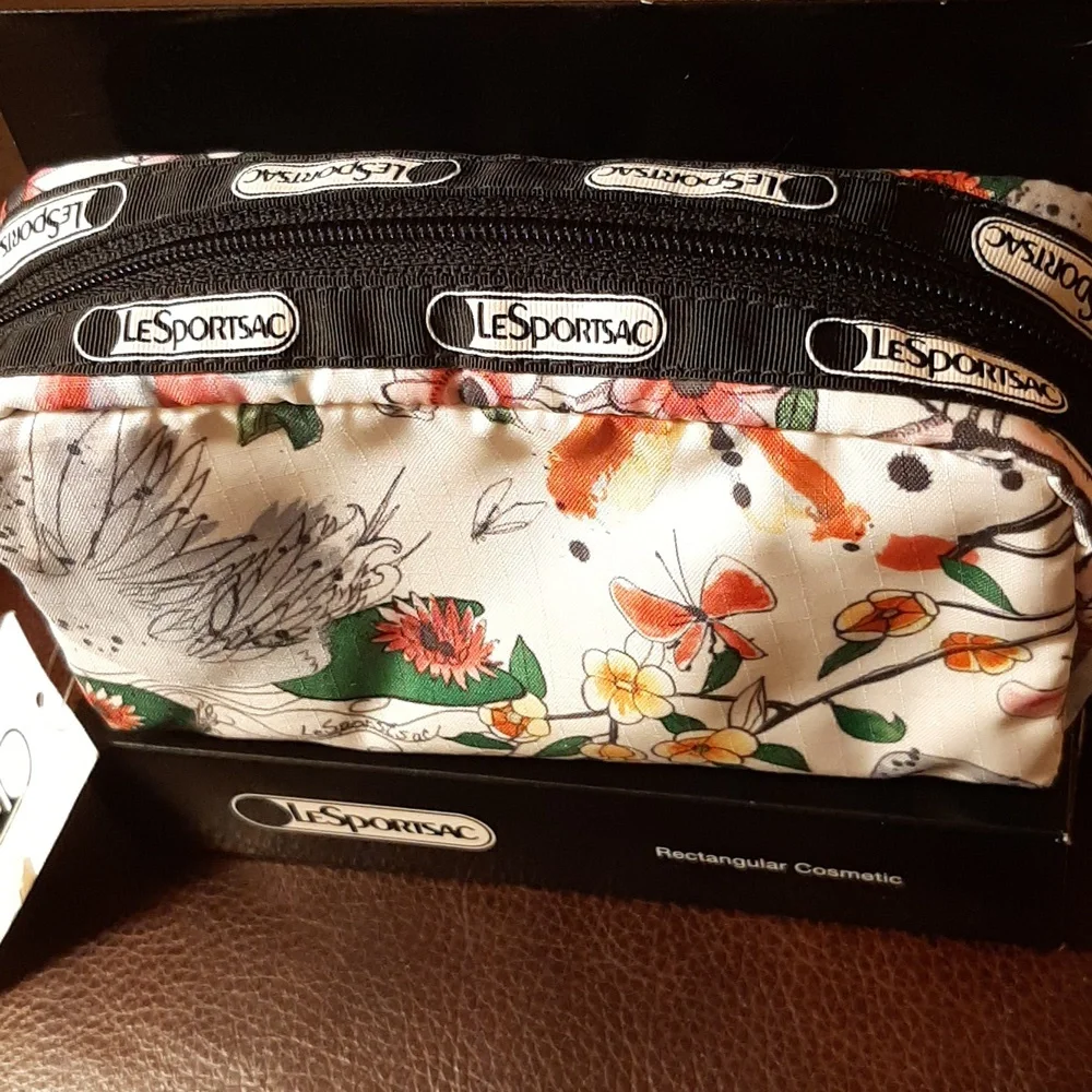LeSportsac NIB rectangular cosmetic bag